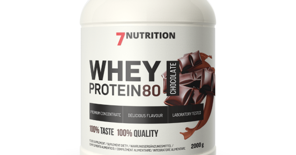7Nutrition Whey Protein 80 Čokolada 2000g | Apoteka Medika| Apoteka Medika