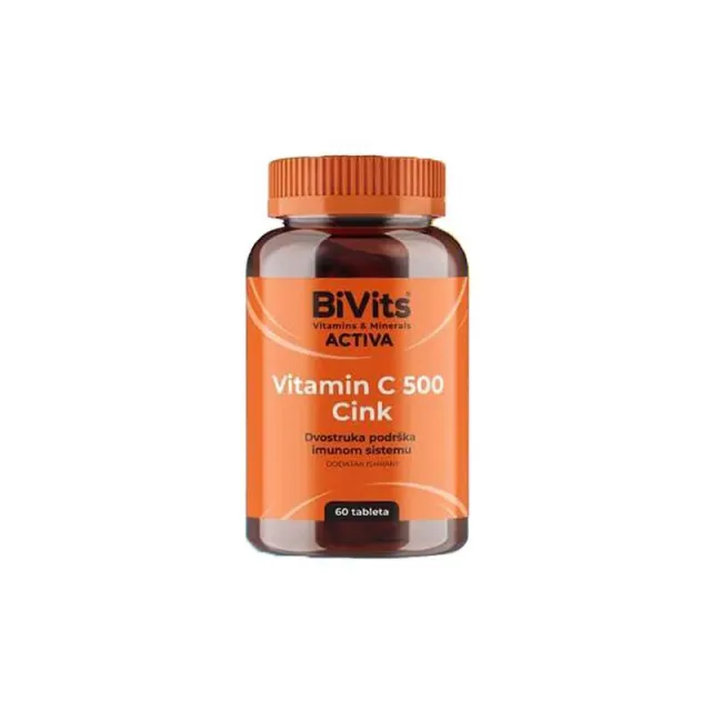 Bivits Activa Vitamin C 500 I Cink 60 Tableta