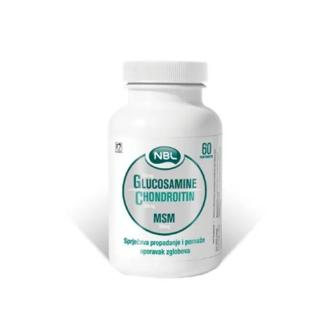 Nbl Glucosamine Chondroitin Msm 60 Tableta
