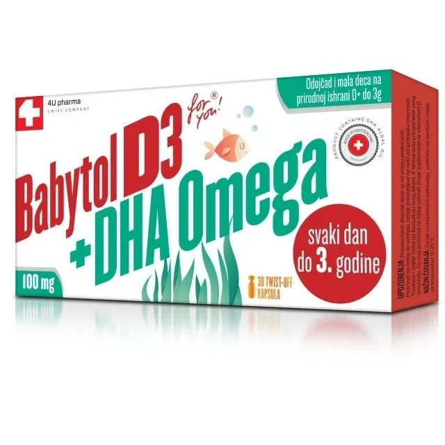 Babytol D3 + Dha Omega 30 Twist-Off Kapsula