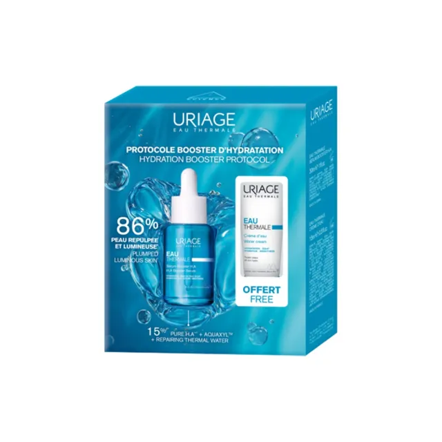 Uriage Eau Thermale Set H.a. Booster Serum 30Ml + Krema 15Ml Promo