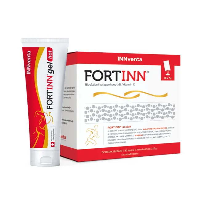 Fortinn 30 Kesica I Fortinn Hot Gel 100 Ml