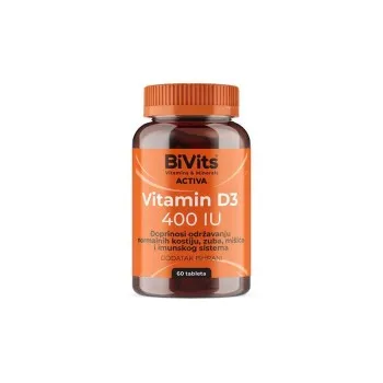 BiVits Activa Vitamin D3 400 IU 60 Tableta