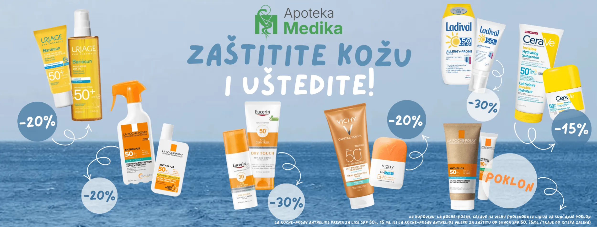 preparati za suncanje akcija