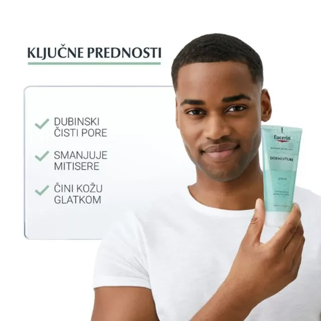 Eucerin Dermopure Piling Za Masnu Kožu Lica 100Ml