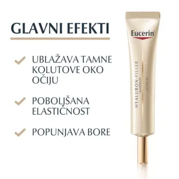 Eucerin Hyaluron-Filler+Elasticity Krema Za Područje Oko Očiju Spf20 15ml