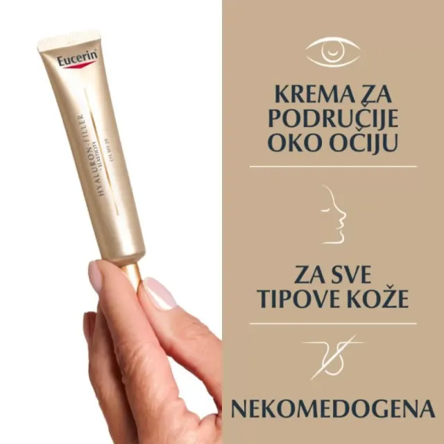 Eucerin Hyaluron-Filler+Elasticity Krema Za Područje Oko Očiju Spf20 15Ml