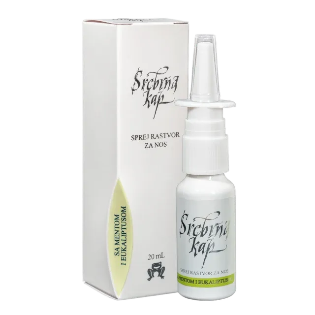 Srebrna Kap Sa Mentom I Eukaliptusom 20Ml