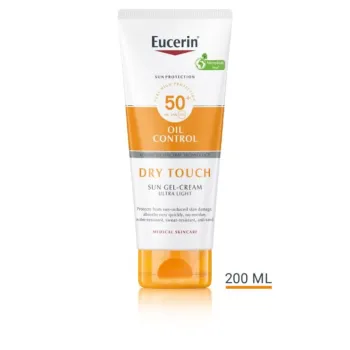 Eucerin Sun Dry Touch Gel-Krem Za Zaštitu Osetljive Kože Od Sunca Spf50+ 200ml