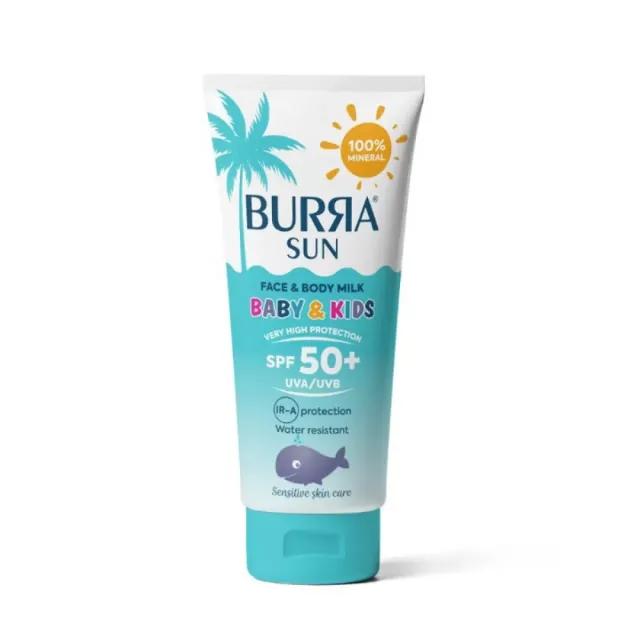 Burra Sun 100% Mineral Baby&Kids Mleko Za Telo Spf50+ 100G