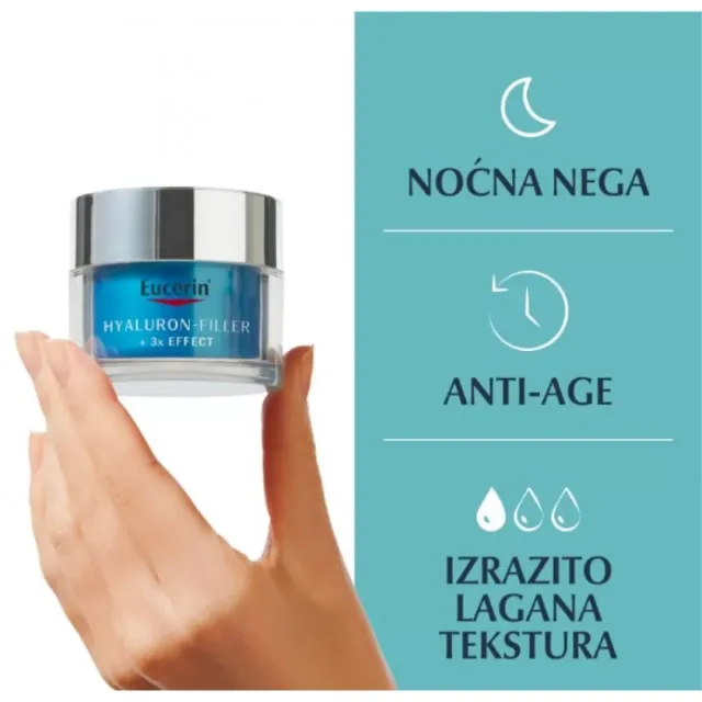 Eucerin Hyaluron-Filler Noćni Hidro Booster 50Ml