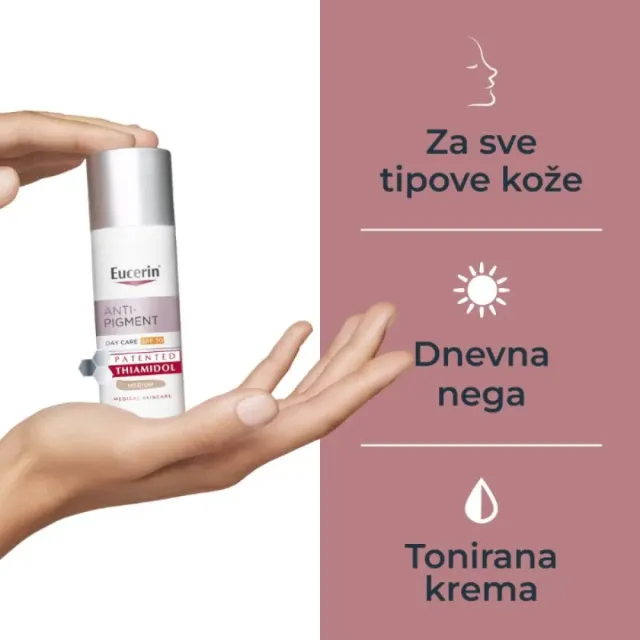 Eucerin Anti-Pigment Tonirana Dnevna Krema Spf30 Tamna 50Ml