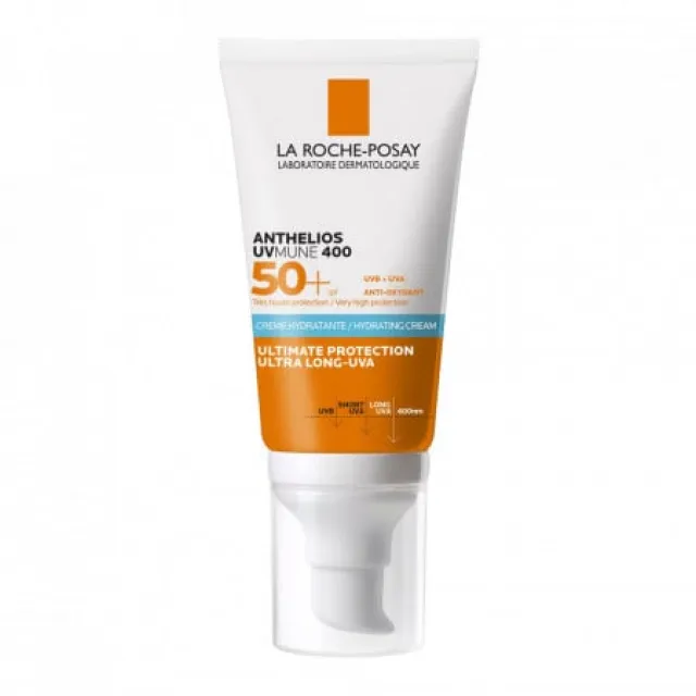 La Roche-Posay Sun Anthelios Uvmune 400 Hidratantna Krema Spf50+ Ultimativna Zaštita Od Sunca Protiv Dubinskog Oštećenja Epidermisa 50 Ml