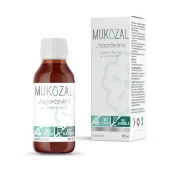 Mukozal Jagorčevina Sa Vitaminom C Sirup Bez Alkohola I Šećera 125 ml