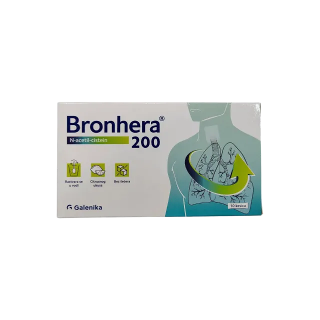 Bronhera 200 10 Kesica
