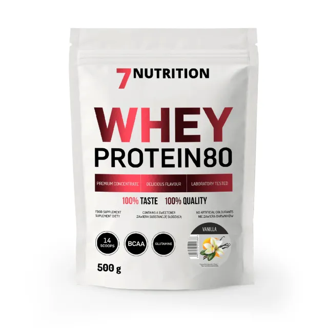 7Nutrition Whey Protein 80 Vanila 500G