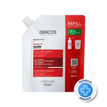 Vichy Dercos Energy+ Šampon Eco Refill 400ml 