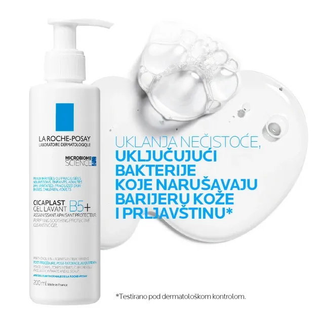 La Roche Posay Cicaplast Gel Lavant B5+ Umirujući I Zaštitni Gel Za Svakodnevno Pranje 200Ml