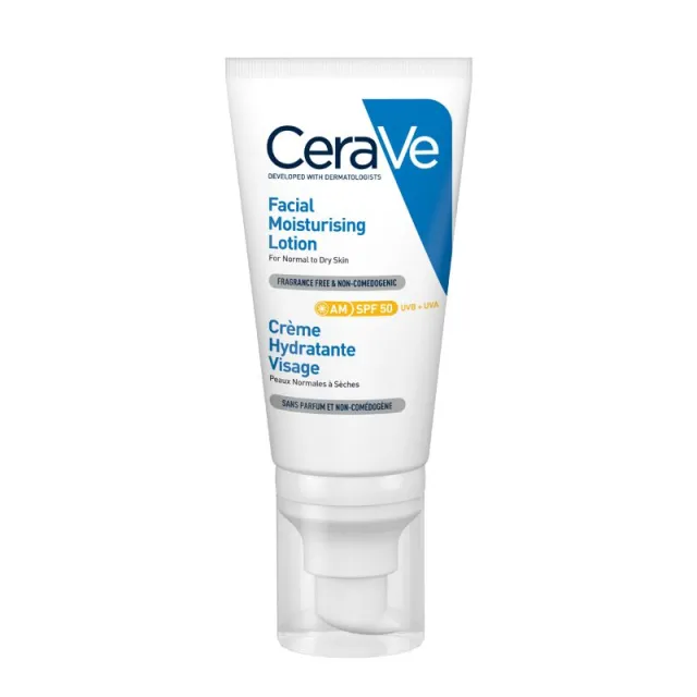 Cerave Hidratantna Nega Za Lice Za Normalnu Do Suvu Kožu Spf50 52Ml