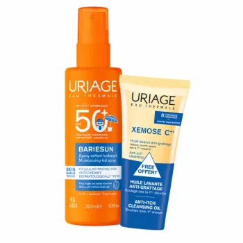 Uriage Bariesun Sprej Za Decu SPF 50+, 200ml + Xemose C8+ Ulje Za Kupanje, 50ml Promo