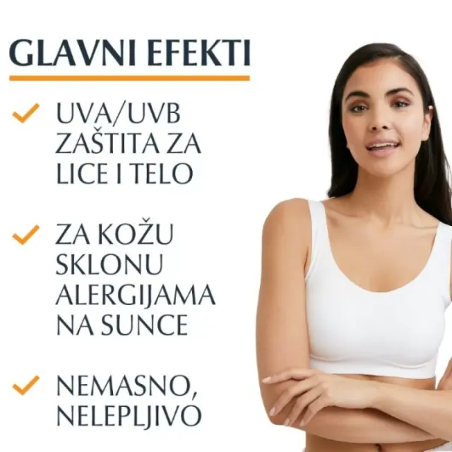 Eucerin Sun Gel-Krem Za Zaštitu Od Sunca I Alergija Spf50+ 150Ml