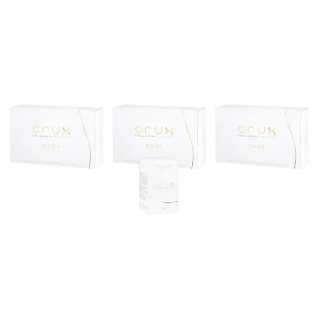 Crux Pure Collagen Peptides 30 Kesica 3 Kutije + Crux Pure Ashwagandha 60 Kapsula 1 Kutija