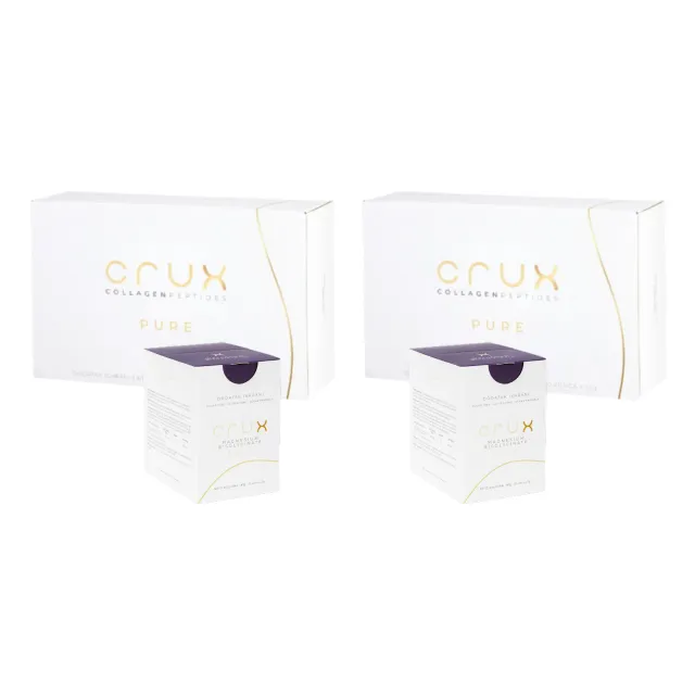 Crux Pure Collagen Peptides 30 Kesica Kolagena 2 Kutije + Crux Pure Magnezijum Bisglicinat 30 Kesica 2 Kutije