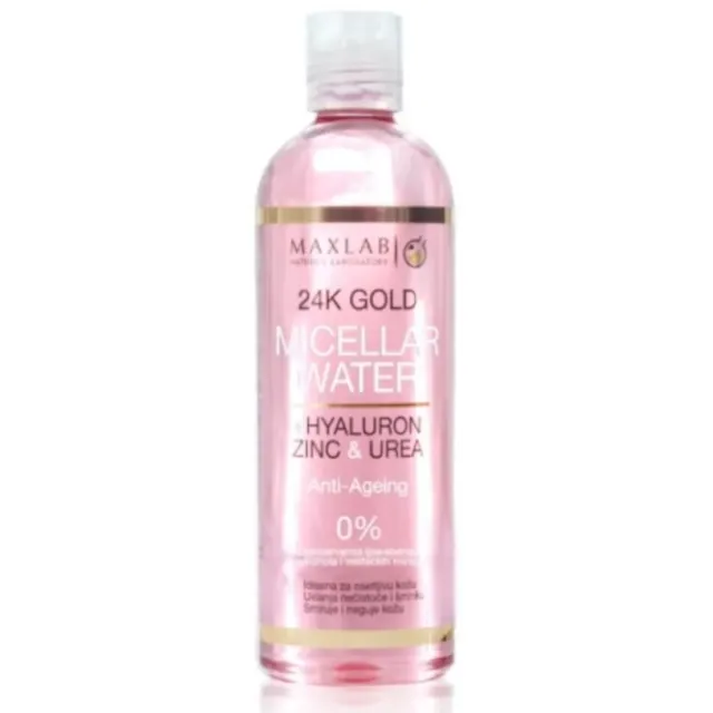Micelarna Voda 24K Zlato+Hyaluron+Zink+Urea 500 Ml