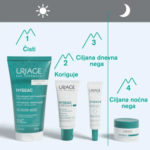 Uriage Hyseac Gel Za Umivanje, 150Ml