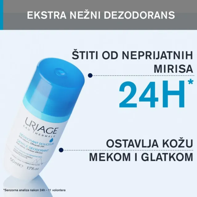 Uriage Roll-On Bez Aluminijuma 50 Ml