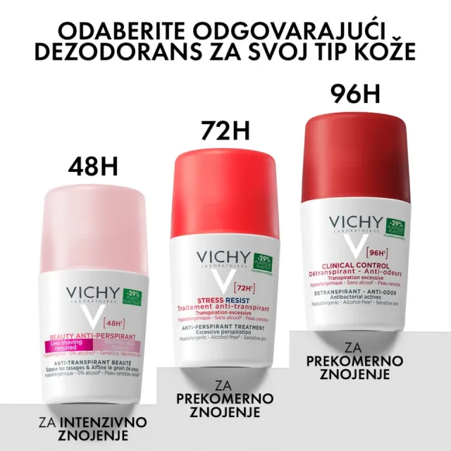 Vichy Beauty Antiperspirant, 50 Ml