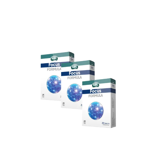 Nbl Focus Formula Tablete 30Kom Paket 3 Kutije