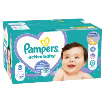 Pampers Active Baby Pelene 3 (6-10kg) MB 152 Komada