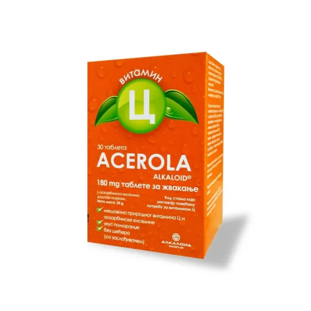 Alkakaps Acerola 180Mg 30 Tableta