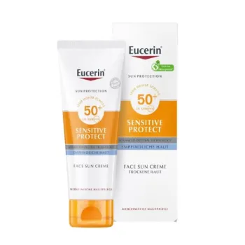 Eucerin Sun Krema Za Zaštitu Osetljive Kože Od Sunca Spf50+ 50ml