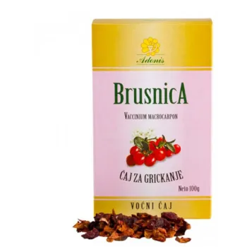 Čaj Brusnica Za Grickanje 100 g 