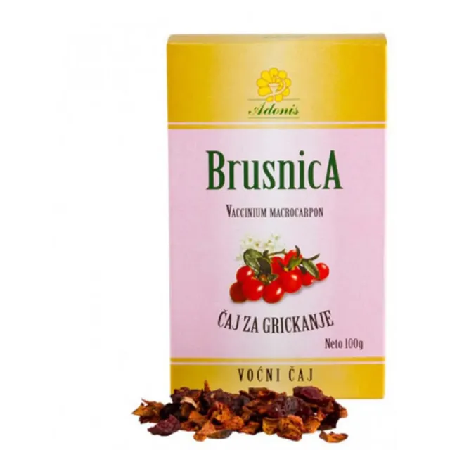 Čaj Brusnica Za Grickanje 100 G