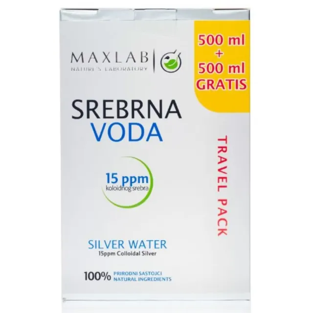 Srebrna Voda 15 Ppm 2X500 Ml