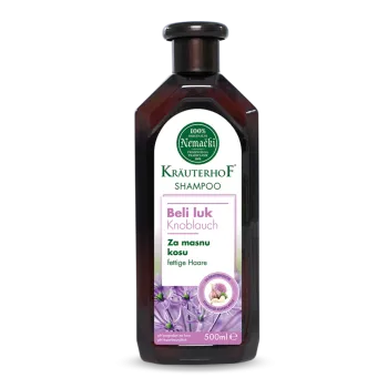 Kräuterhof Šampon Za Jačanje Kose Beli Luk 500 ml 