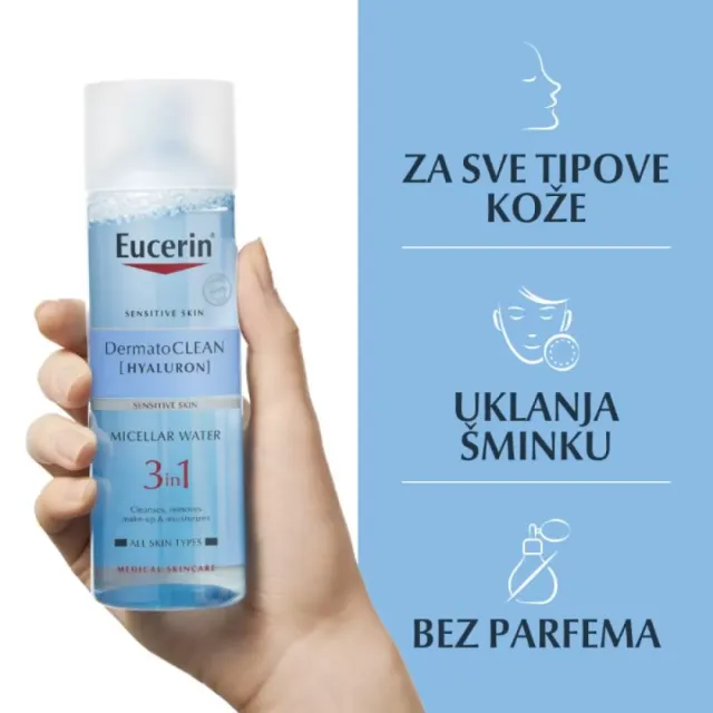 Eucerin Dermatoclean 3U1 Micelarni Fluid Za Čišćenje 200Ml