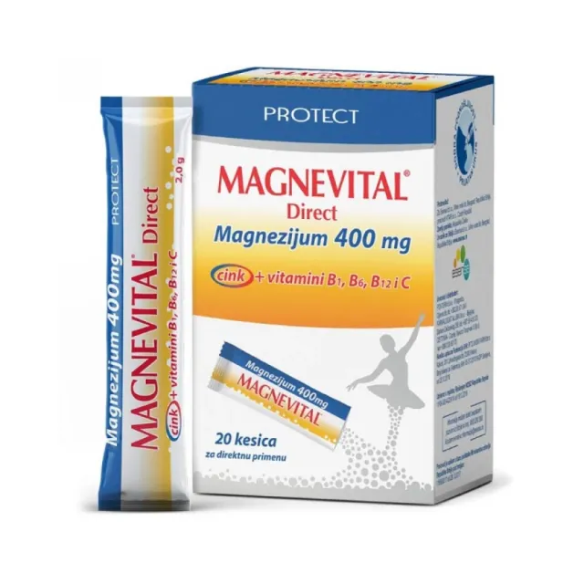 Magnevital Direct 400Mg 20 Kesica