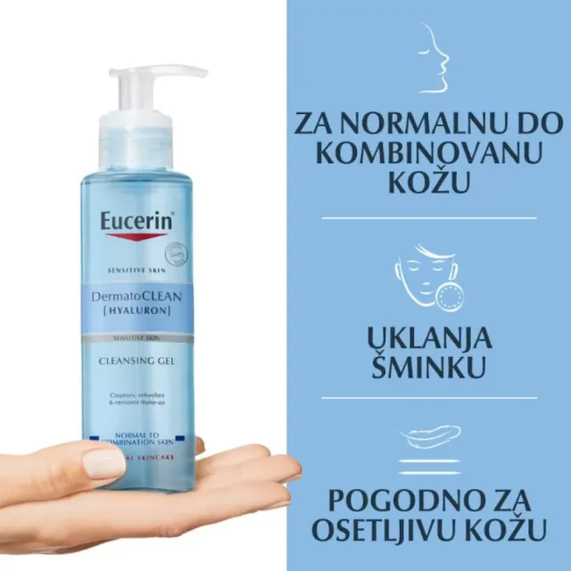 Eucerin Dermatoclean Matirajući Gel Za Čišćenje Lica 200Ml