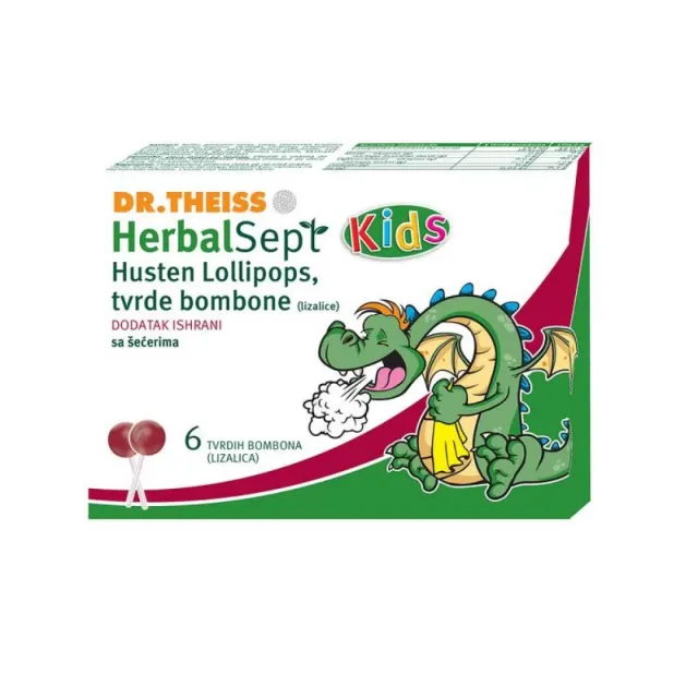 Dr.theiss Herbalsept Lizalice Protiv Kašlja 6 Lizalica