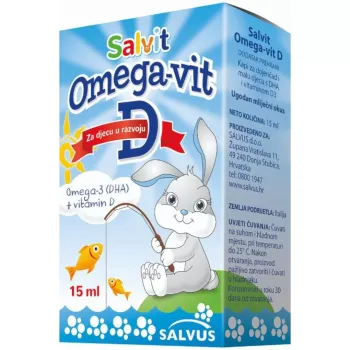 Salvit Omega 3-Vit D Kapi 15 ml