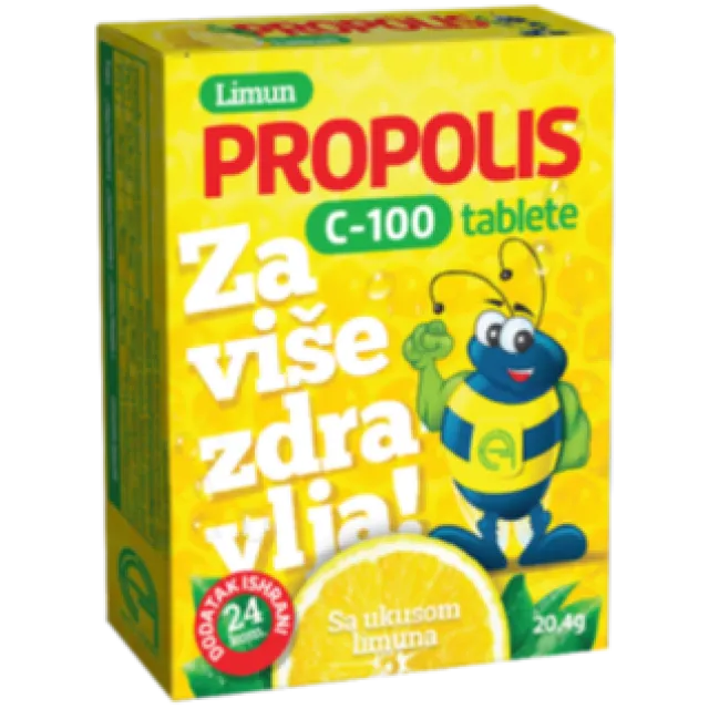 Propolis C-100 Ukus Limun 24 Tableta
