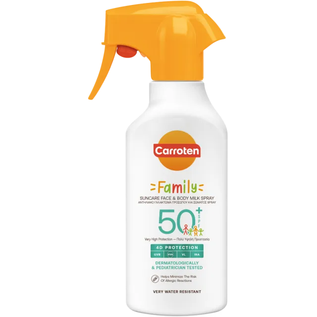 Carroten Sun Family Mleko U Spreju Spf50 270 Ml