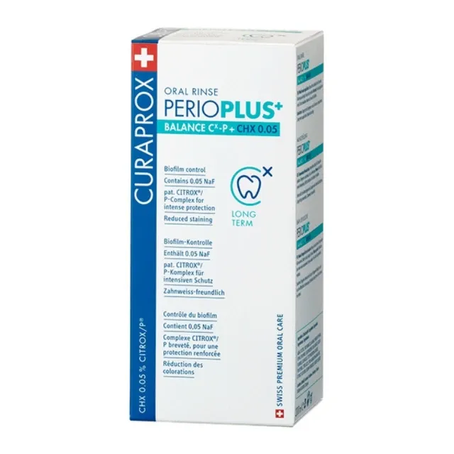 Curaprox Perio Plus Balance Tečnost Za Ispiranje Usta Chx 0,05 200Ml