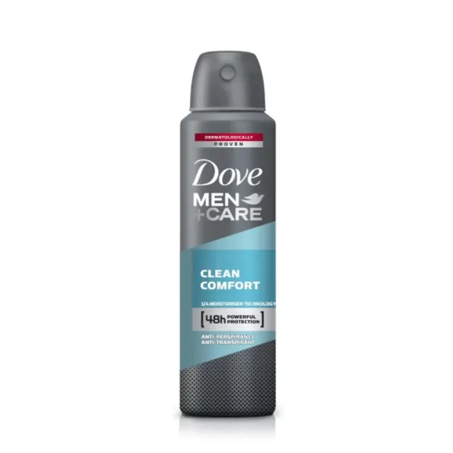 Dove Men Clean Comfort Antiperspirant U Spreju 150Ml