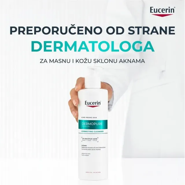Eucerin Dermopure Clinical Korektivni Gel Za Čišćenje 400 Ml