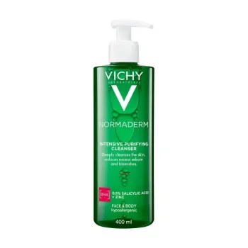 Vichy Normaderm Phytosolution Gel Za Dubinsko Čišćenje Masne I Aknama Sklone Kože 400ml